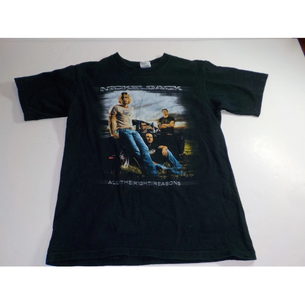 Anvil Black Graphic T-Shirt